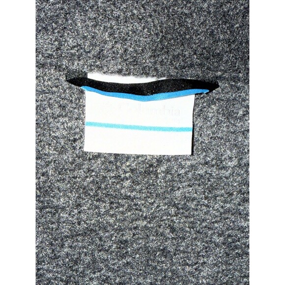 Columbia Steens Mountain Fleece Vest Mens XL Gray Full Zip Pocket Outdoor Hiking - Picture 3 of 6